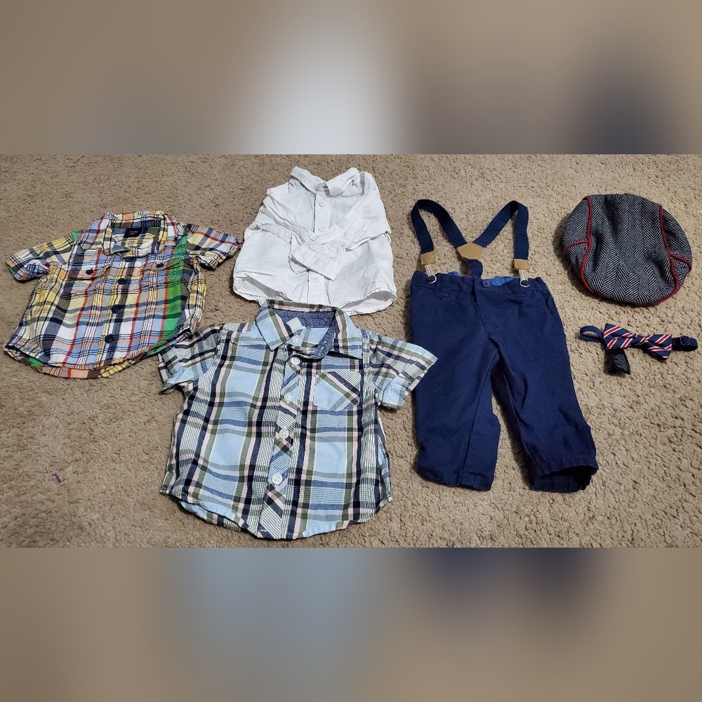 3-6 month baby boy All Dressed Up bundle